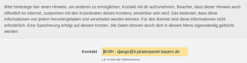 Bild: LuCi-WEB-GUI - Einstellung Knotenposition veröffentlichen Bild: LuCi-WEB-GUI - Einstellung Knotenposition veröffentlichen